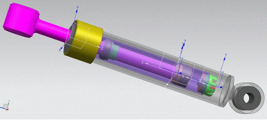 Q930-汽车双向作用筒式减震器设计与仿真【含UG三维图】