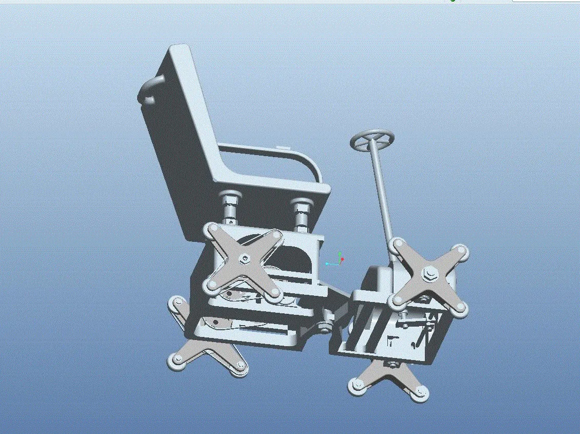 JJ7265-助老助残爬楼梯轮椅设计及仿真【含Proe三维图】