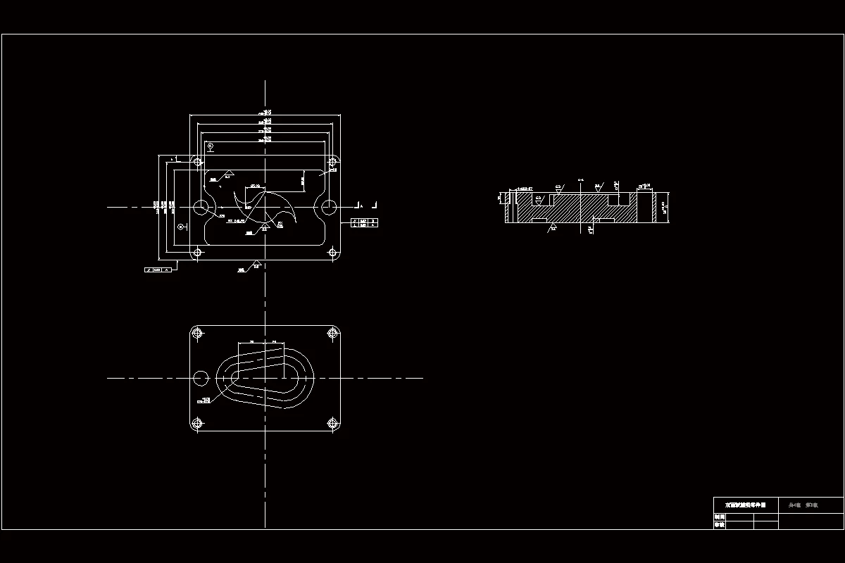 JJ7315-双面槽板形零件数控加工工艺、工装与NC编程程序设计