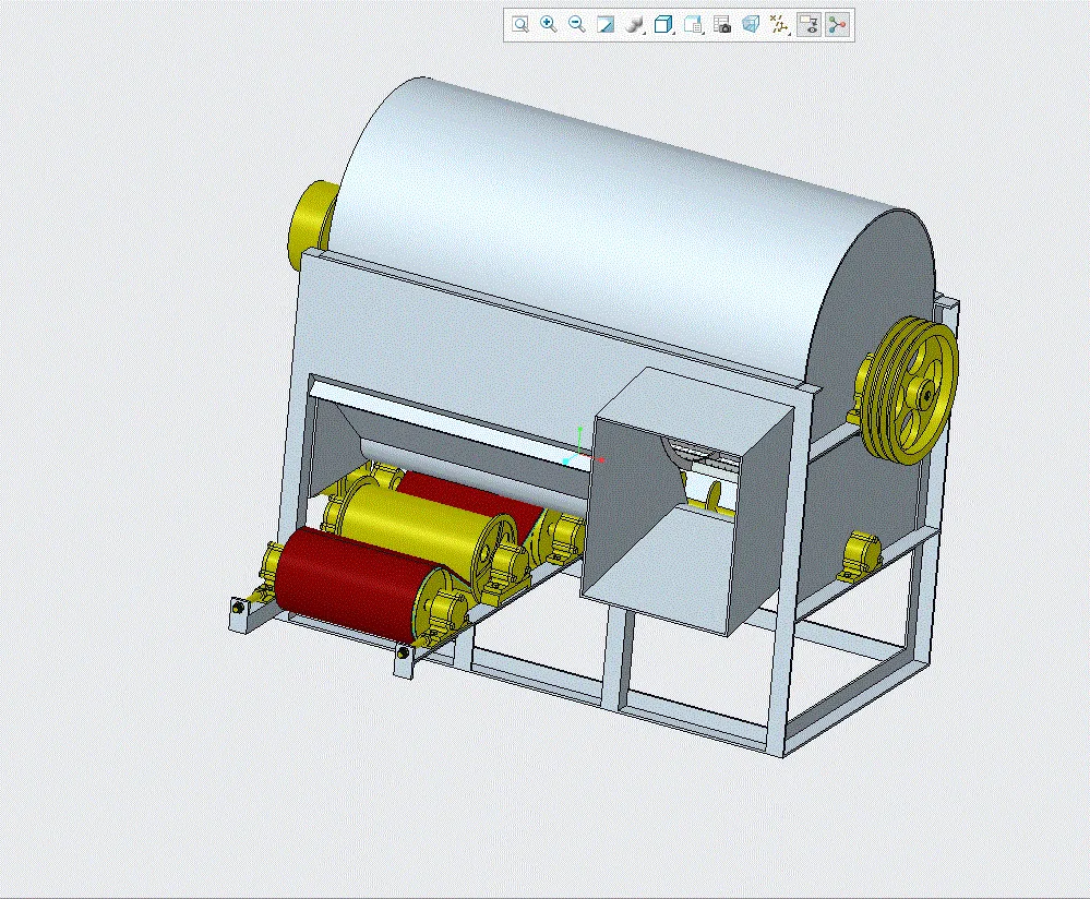 JJ7574-轴流式脱扬机工作部件设计【含Proe三维图】