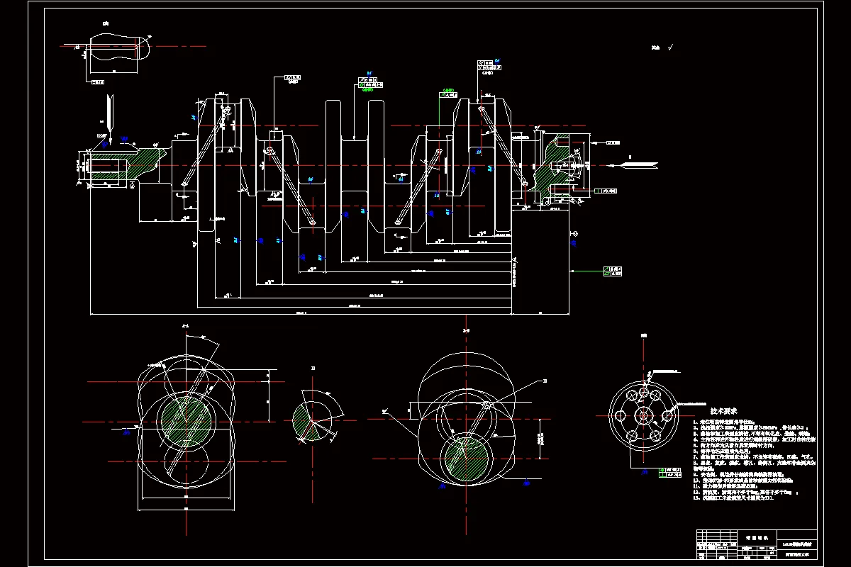 JJ7595-L4100柴油机曲柄连杆机构设计