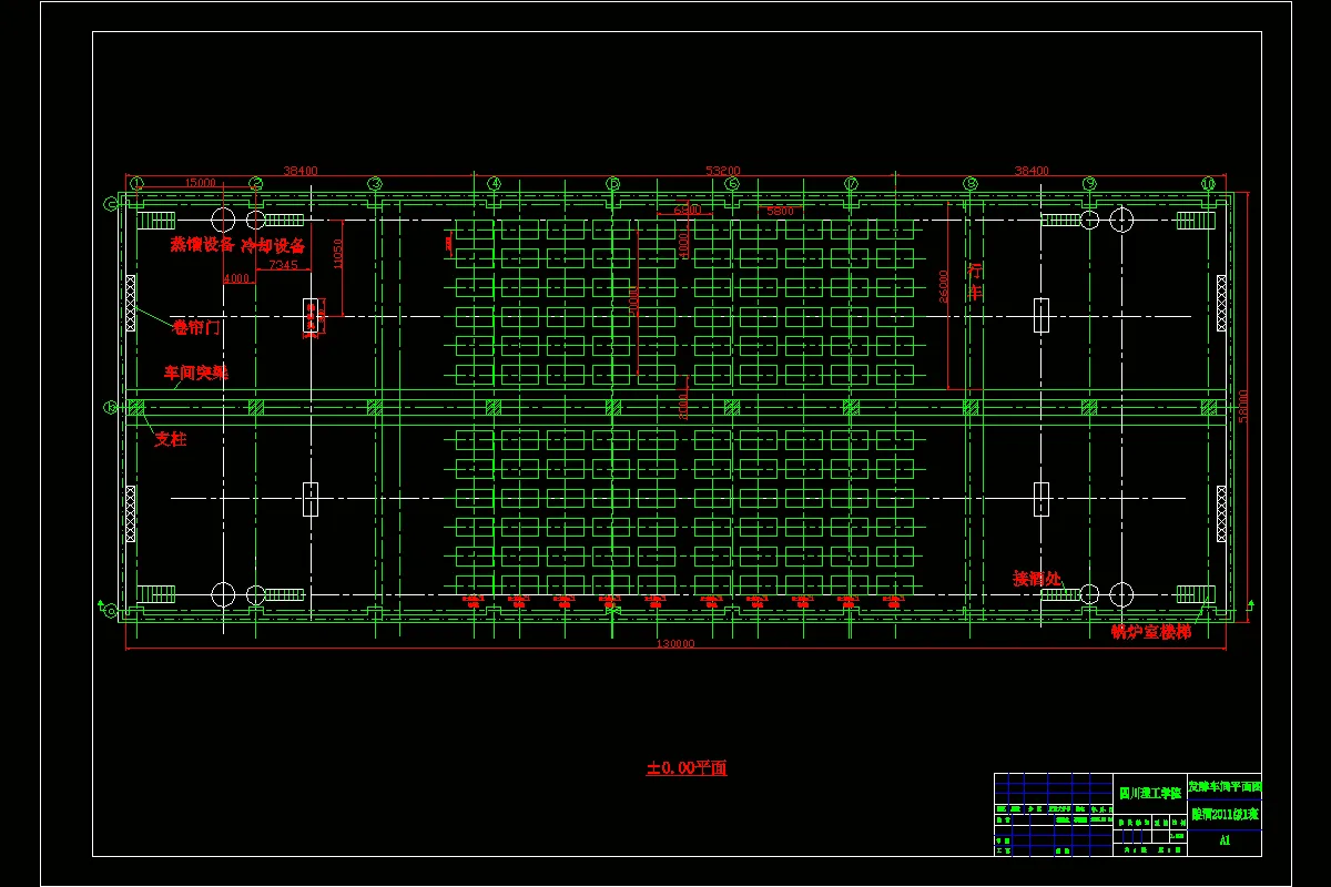 发酵车间平面图