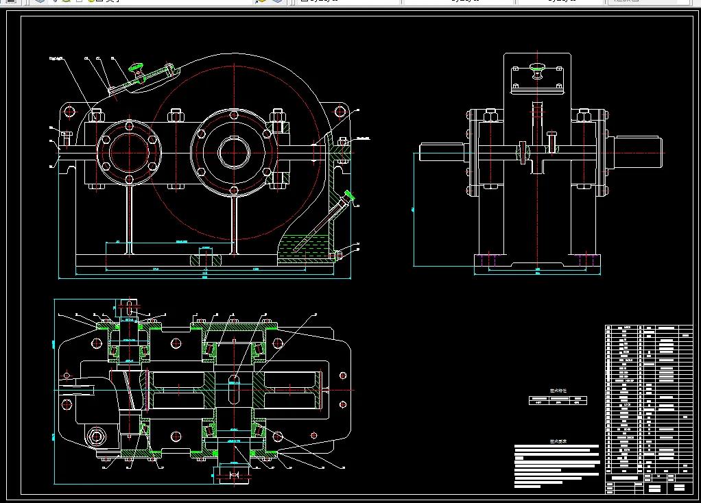 P476-一级V带斜齿圆柱齿轮减速器设计F=3400 V=1.25 D=300