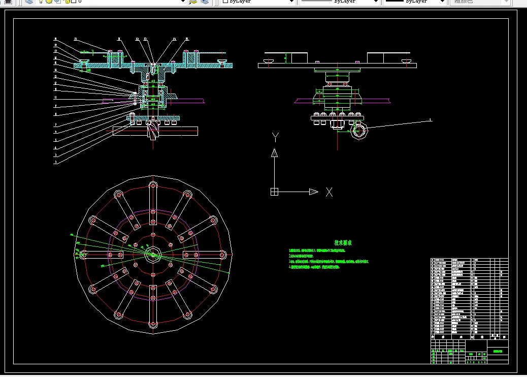 间歇机构分度部装