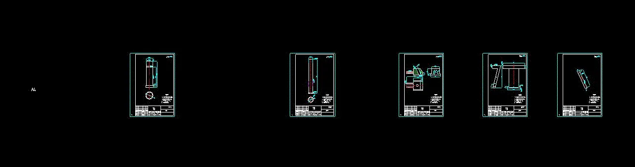 模具零件图 5张