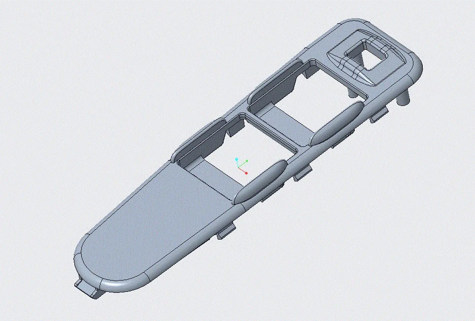 JJ8023-左前开关控制面板的注塑模具设计[含UG三维图]