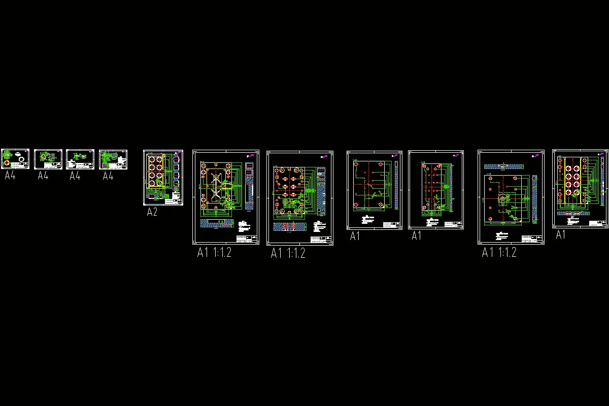 11张模具零件图