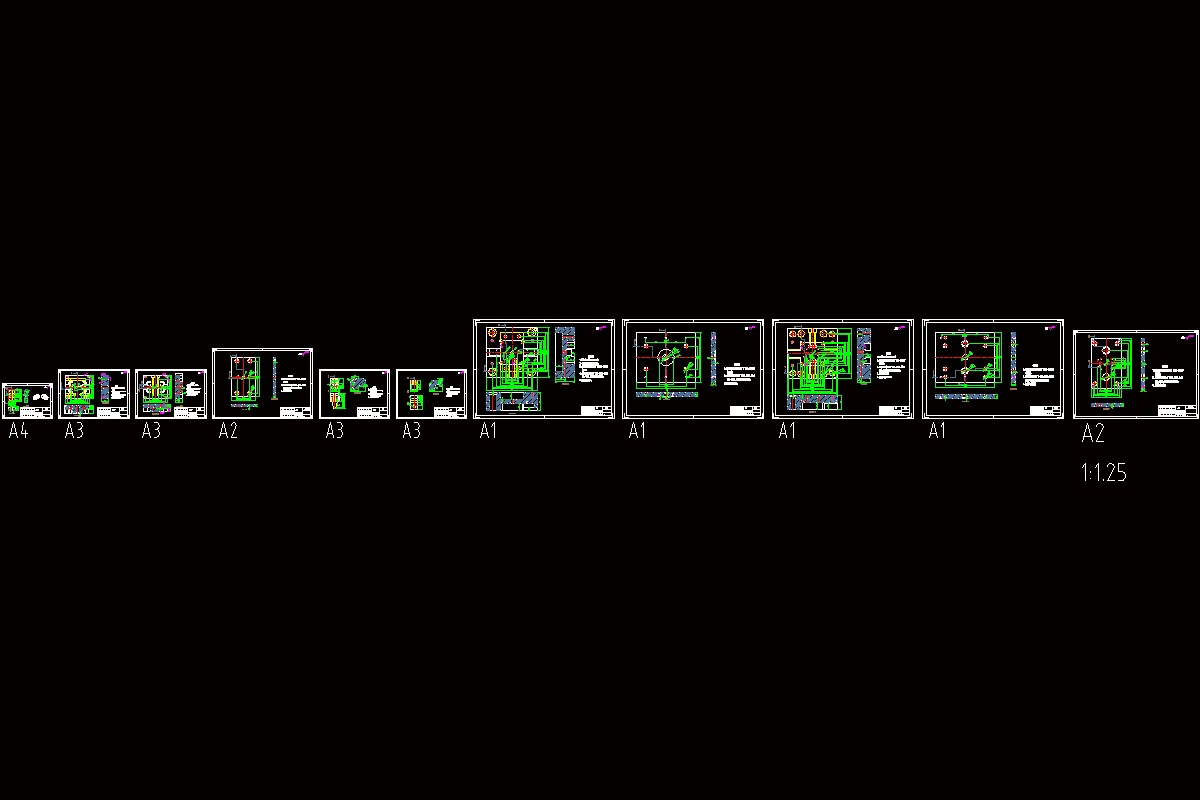 11张模具零件图