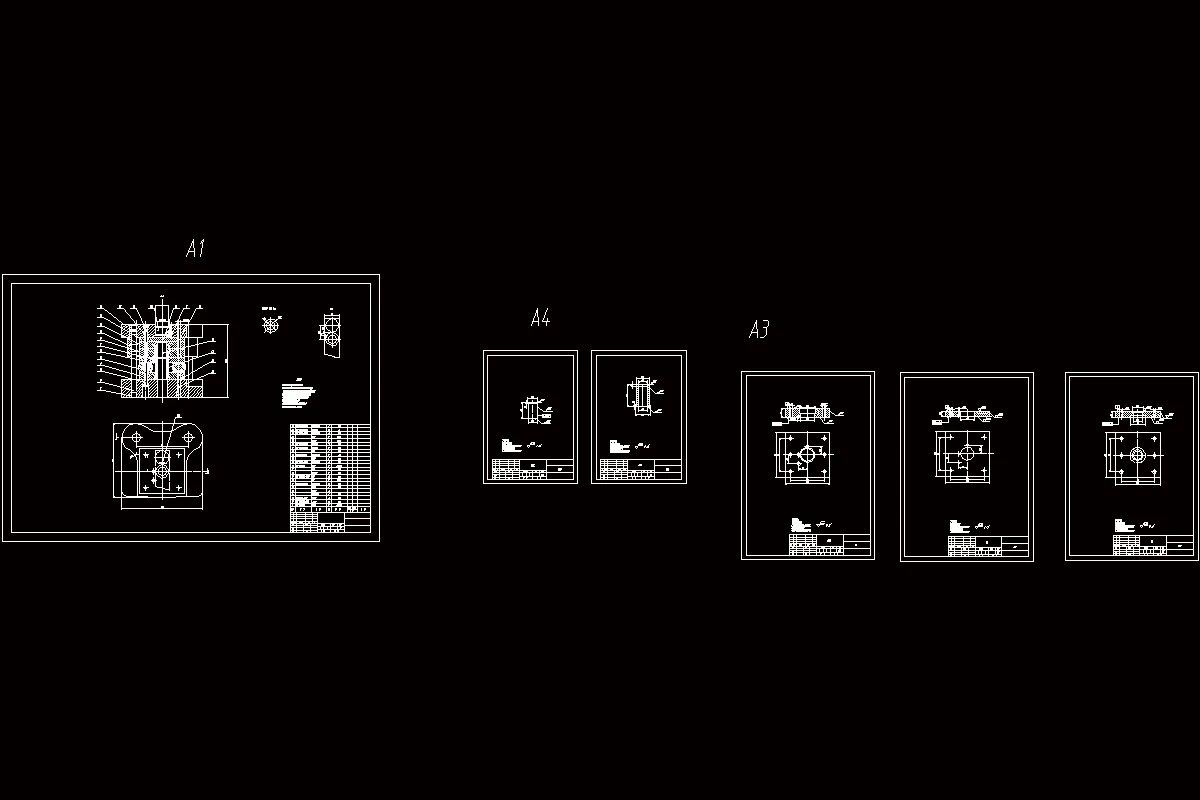 全部CAD图纸 6张