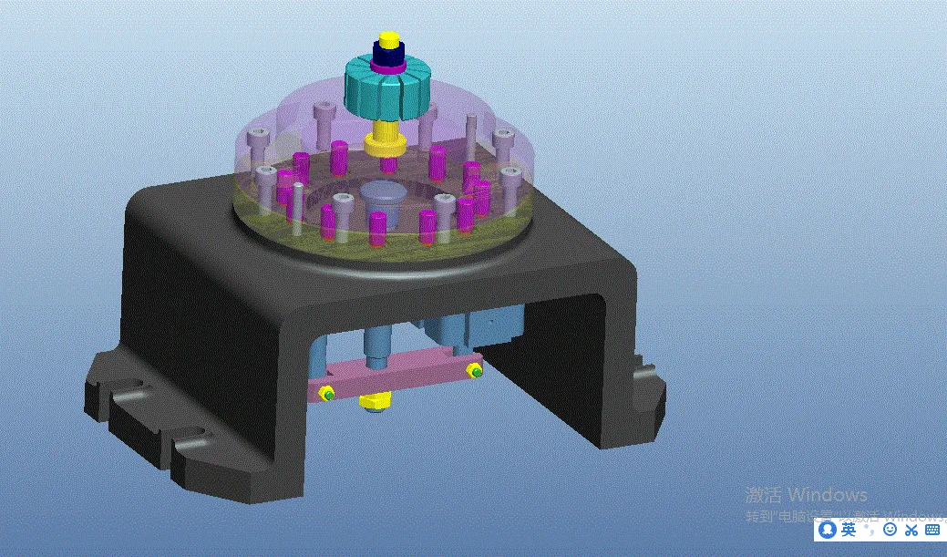 JJ8306-叶片泵转子叶片槽分度铣床夹具设计[含Proe三维图]