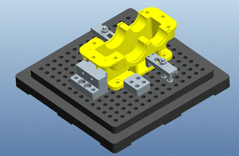 铸件组合夹具装配