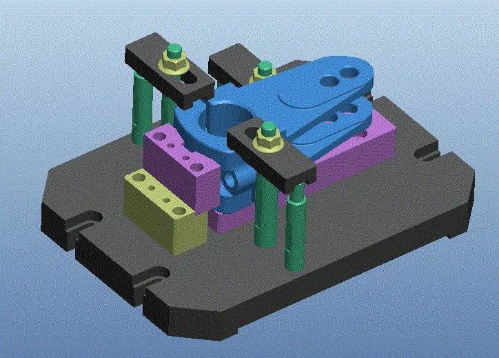 JJ8354-摆杆加工工艺及夹具设计[含Proe三维图]