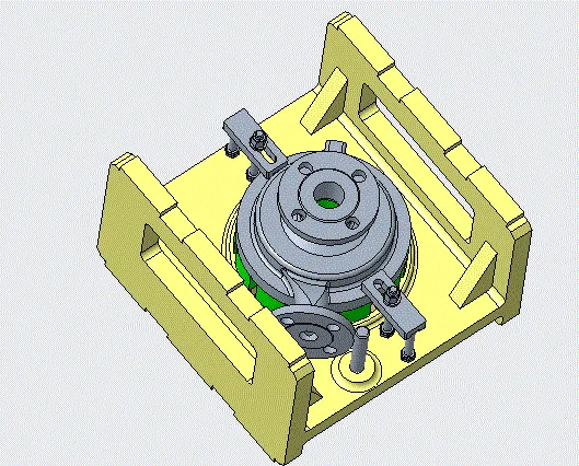 JJ8389-泵盖工艺规程及法兰面12-M12孔夹具设计[含Creo三维图]