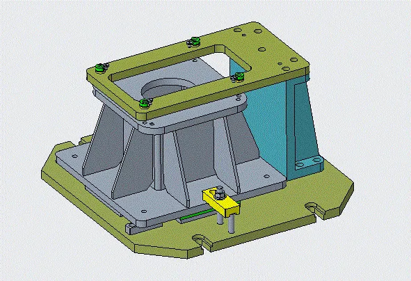 JJ8390-工业机器人底座加工工艺及夹具设计[含Creo三维图]