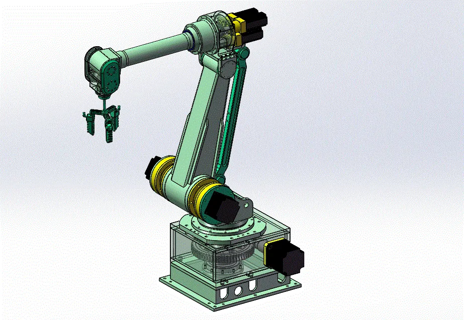 Z1415-柔性机械手设计[含SW三维图]