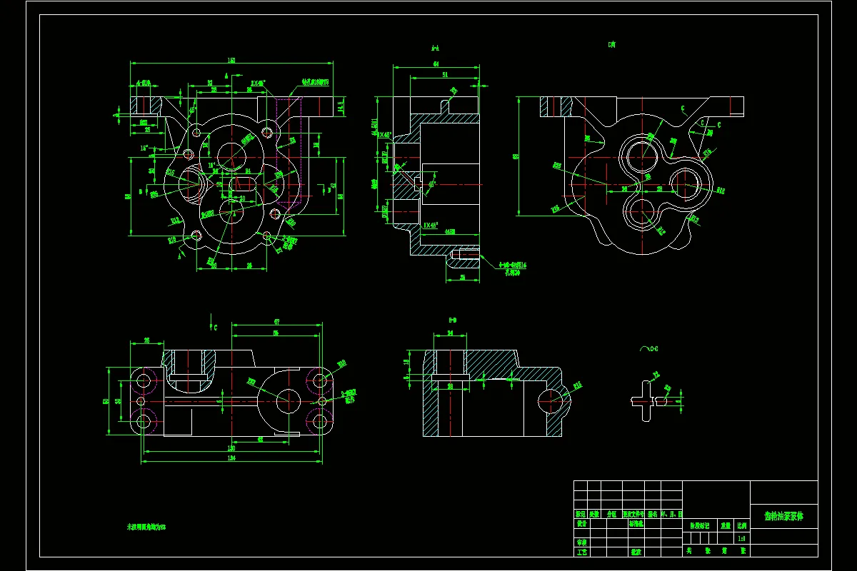 JJ7989-齿轮油泵泵体机械加工工艺镗孔夹具设计[含SW三维图]