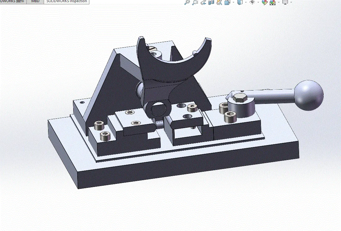 JJ8409-第四速及第五速变速叉工艺及钻M10孔夹具设计[含SW三维图]