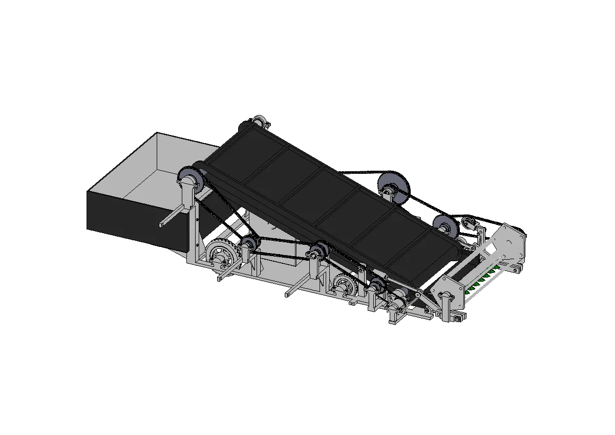 P609-大白菜收获机结构设计【含SW三维图】