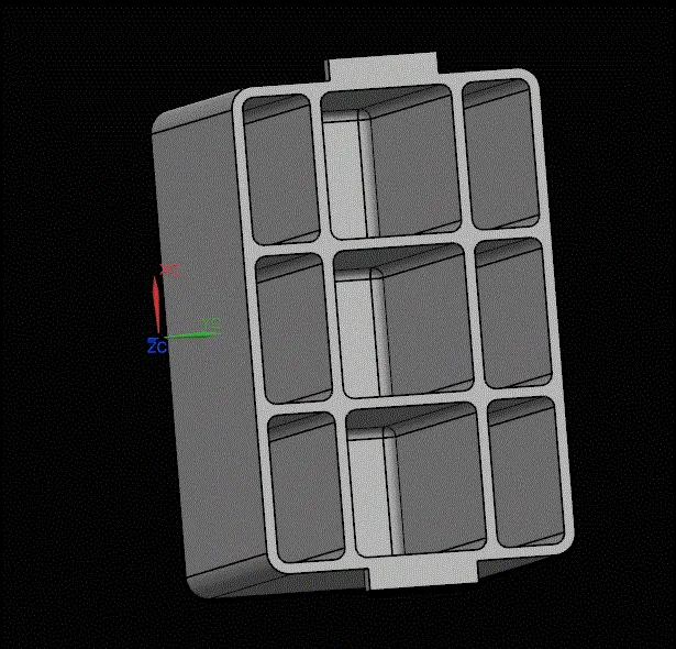 ZS1085-多腔矩形盒注塑模具设计-多格盒【含UG三维图】