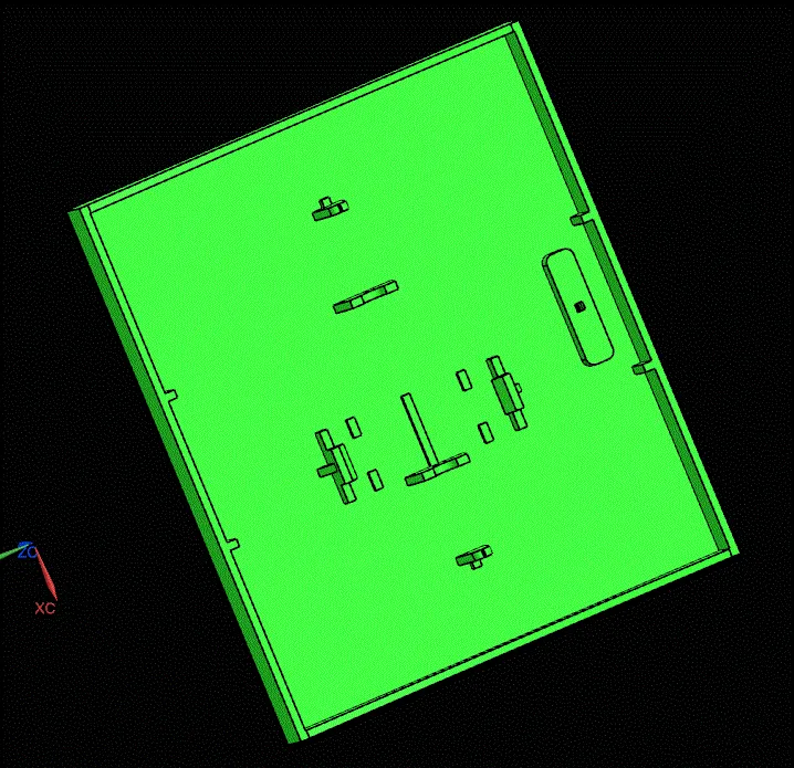 JJ8585-开关盖注塑模具设计-长68【含UG三维图】