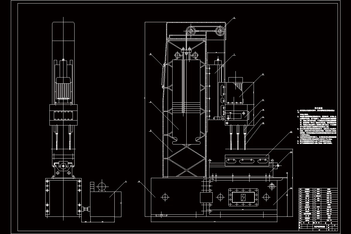 JJ8604-活动压紧板多孔钻专机设计