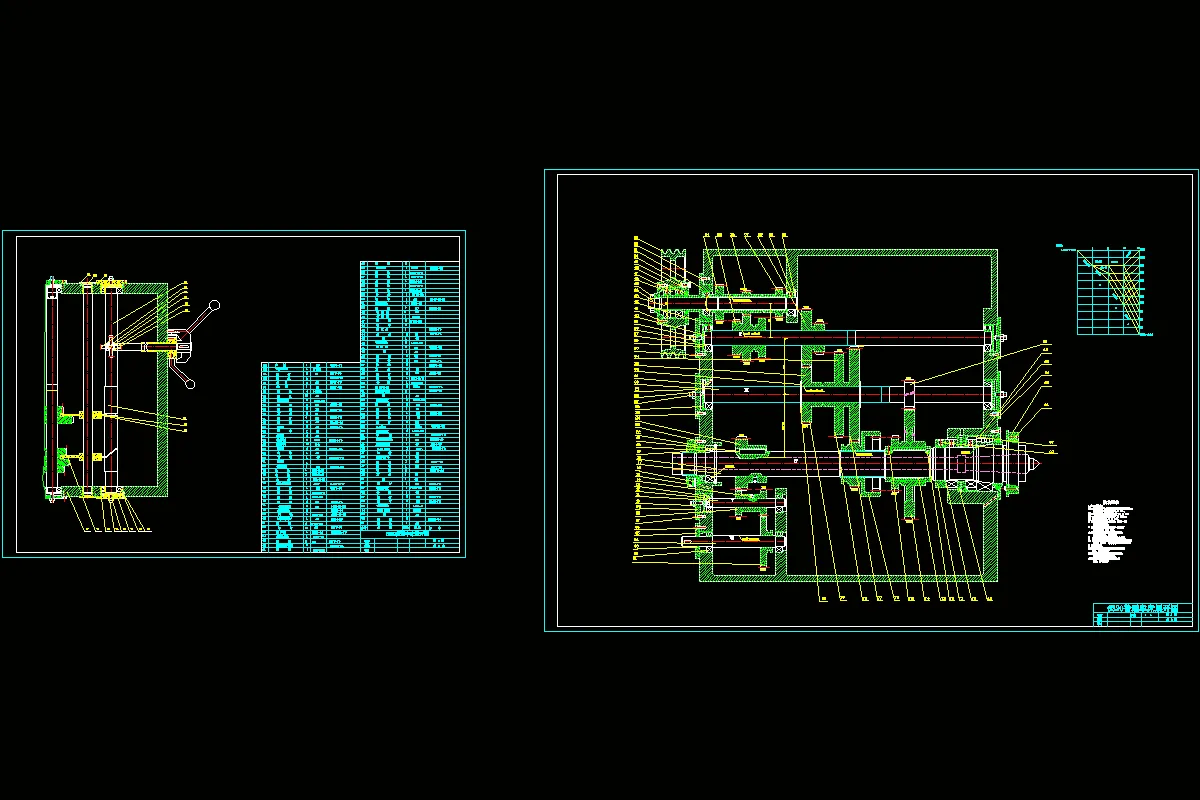 JJ8611-CA6140普通车床主轴变速箱设计及主轴箱电气控制线路设计