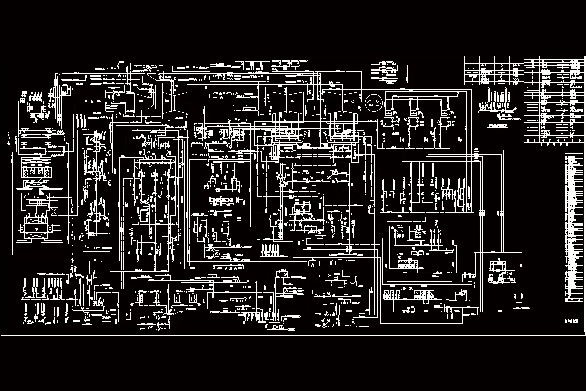 火力发电厂系统图