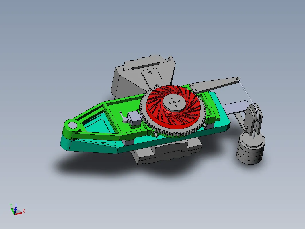 JJ8669-压缩机轮盘正反曲面立式铣床靠模夹具设计【含SW三维图】