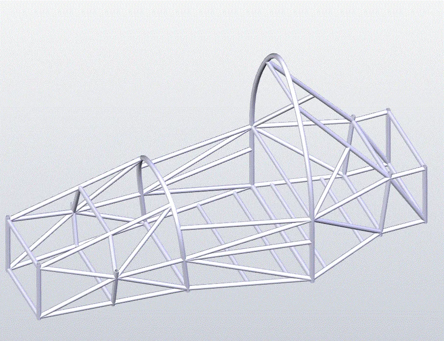 JJ8672-FSC赛车车架设计【含Catia三维图】