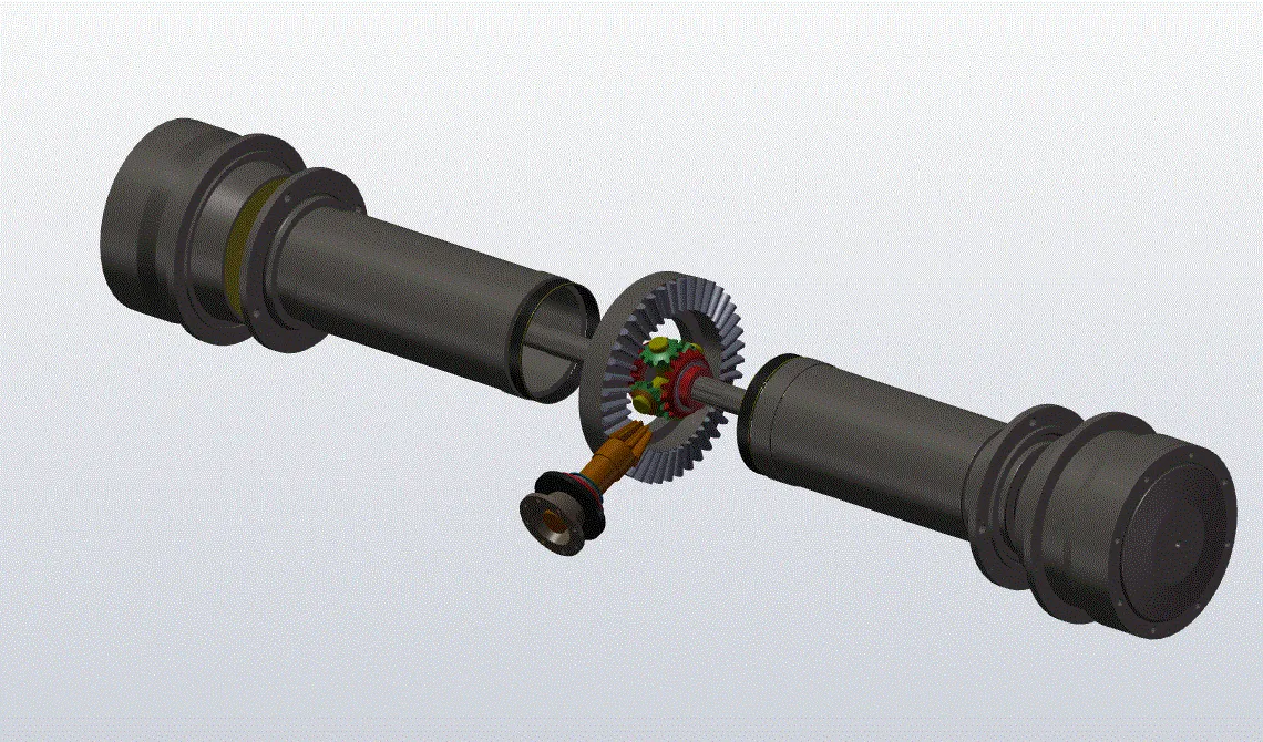 JJ8695-基于东风轻型载货汽车福瑞卡驱动桥设计[含SW三维图]