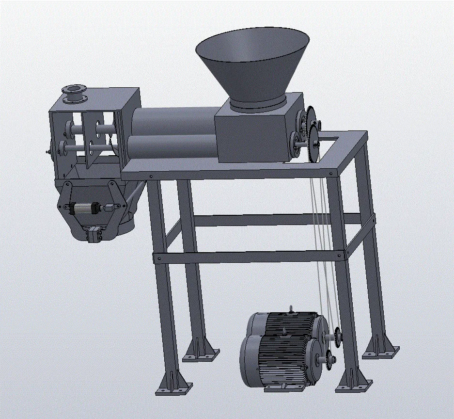 JJ8781-强制给料定量包装机设计[含SW三维图]
