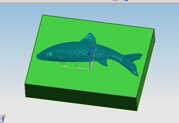 JJ8851-漂亮的鱼儿UG数控仿真与操作实训设计