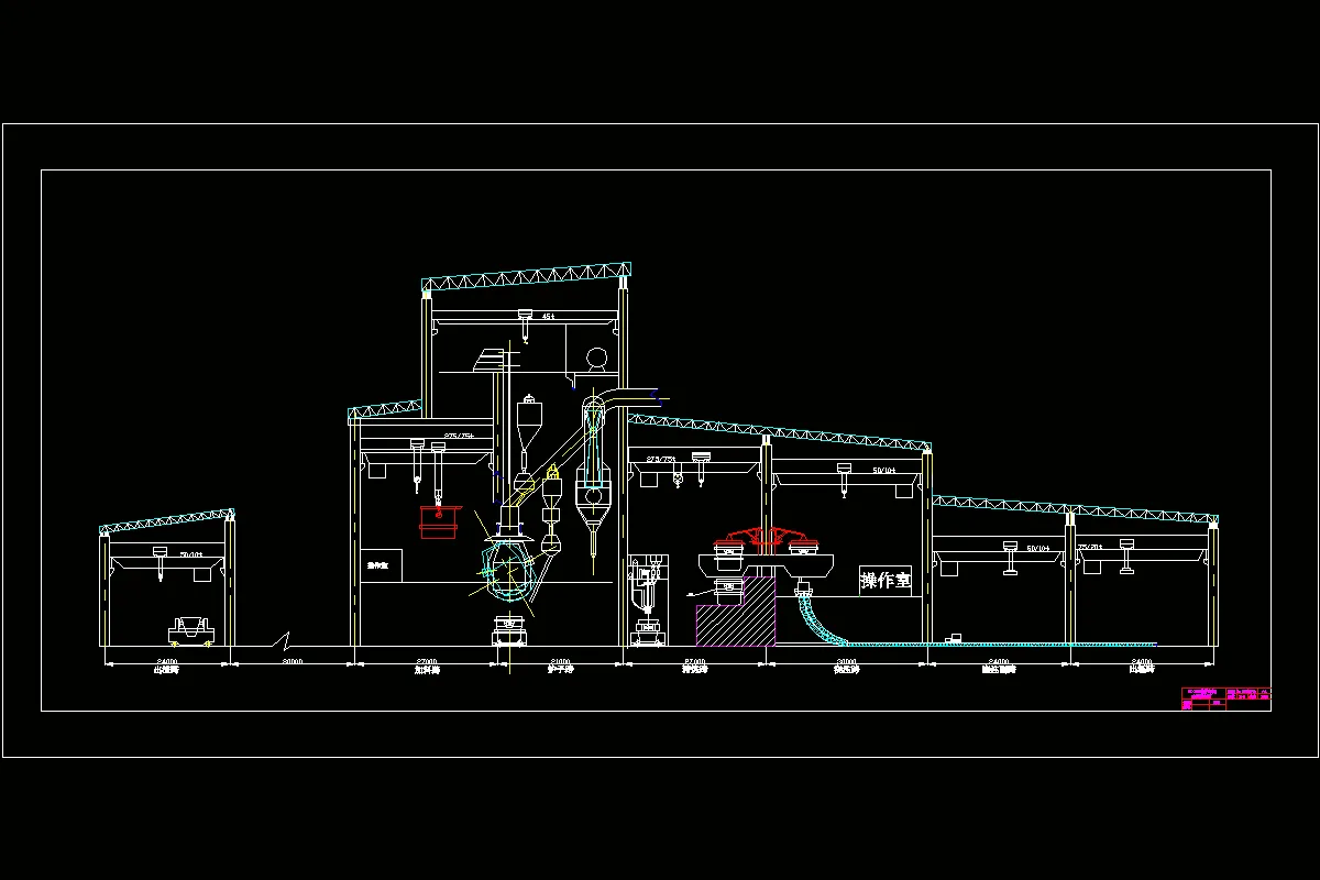 车间布置横剖图