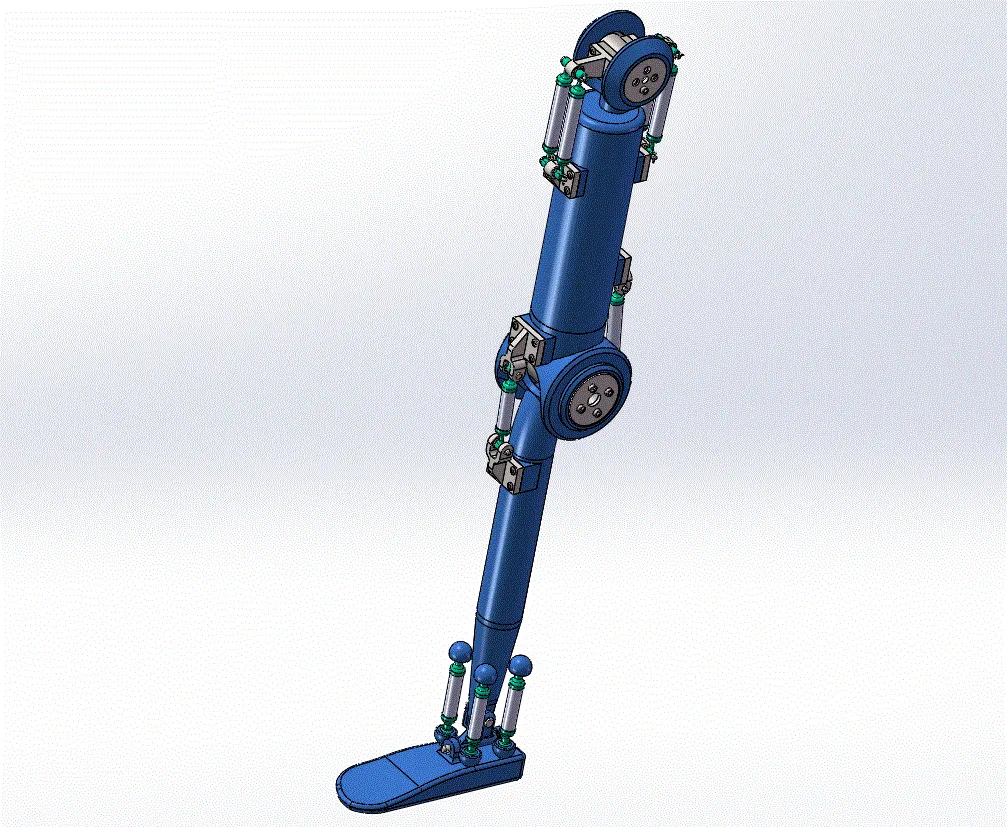 JJ8419-仿生机器下肢设计[含SW三维图]