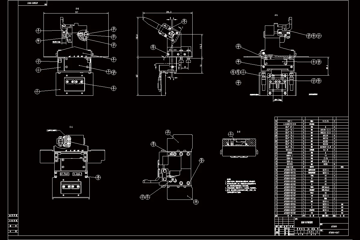 JJ8925-曲轴生产线法兰孔钻削中心机床夹具设计