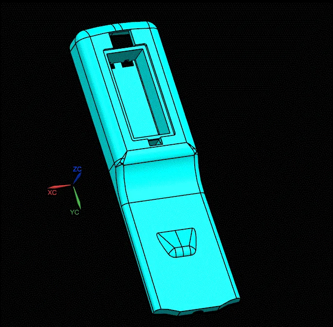 ZS1162-遥控器后盖注塑模具设计【含UG三维图】