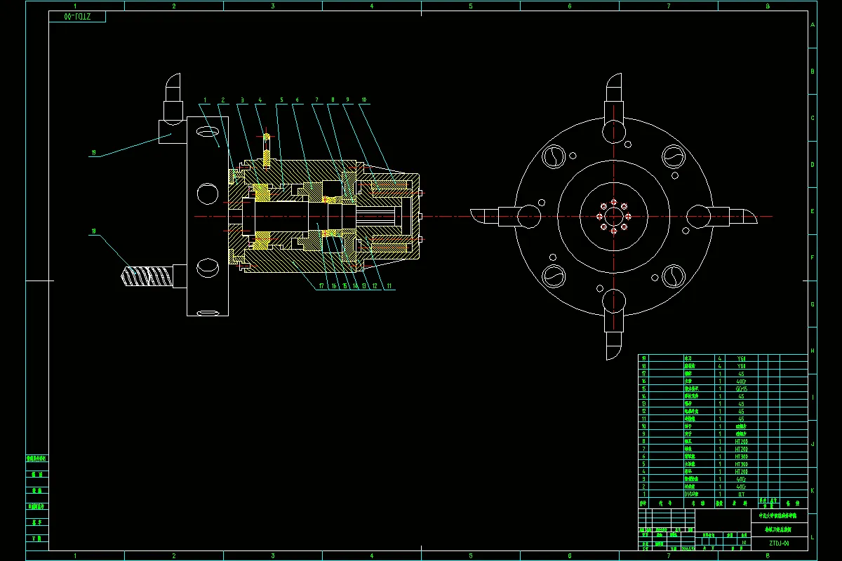 JJ9155-转塔刀架设计及相关技术研究