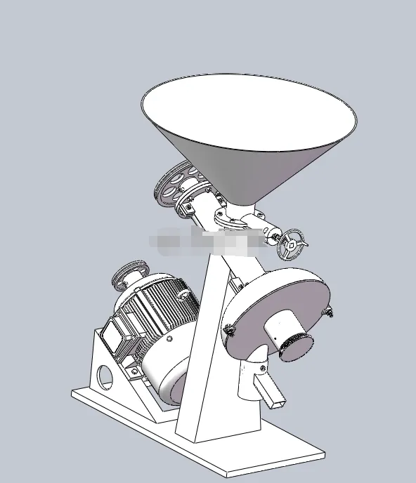 JJ9206-多功能五谷磨粉机设计【含SW三维图】