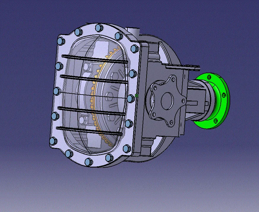 JJ9209-汽车主减速器及差速器设计-面包车【含Catia三维图】