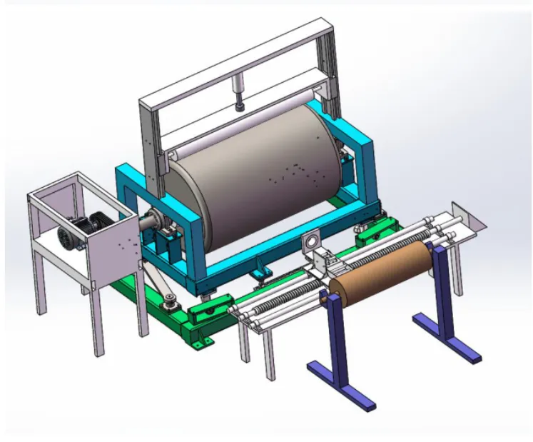 JJ9281-纤维缠绕机结构设计【含SW三维图】