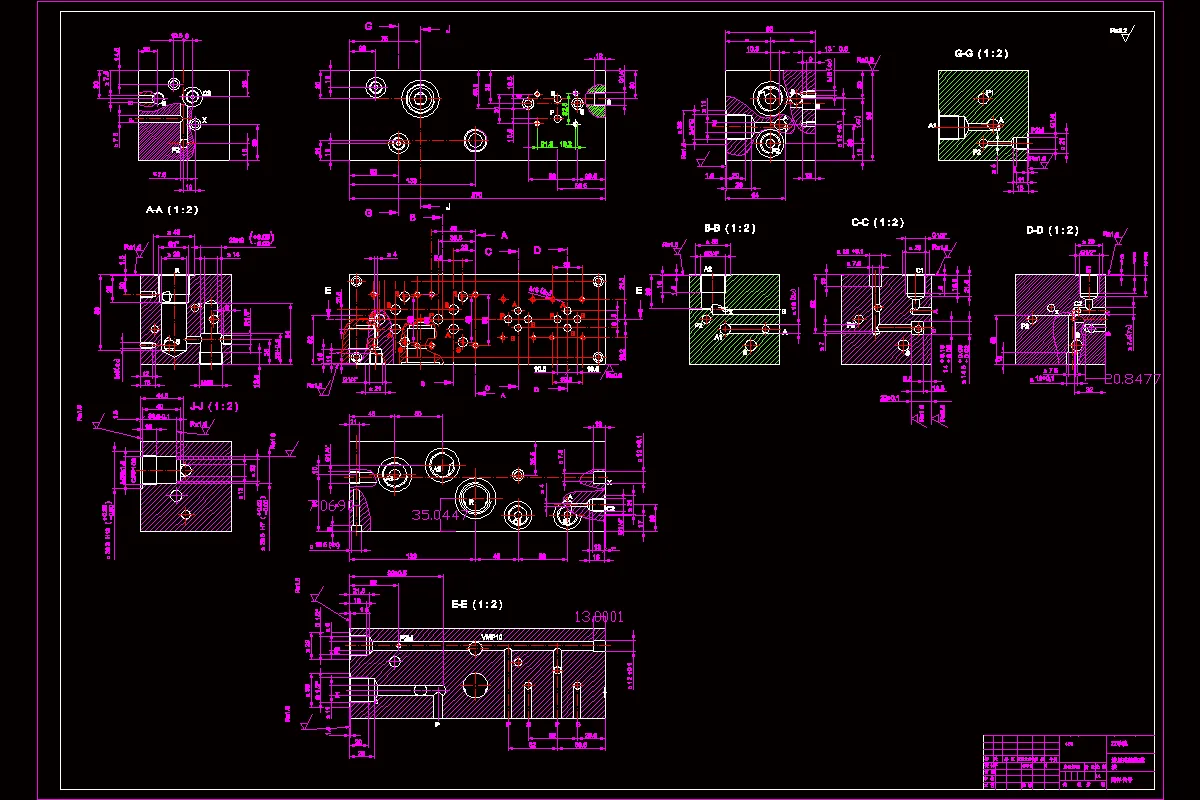 液压系统集成块