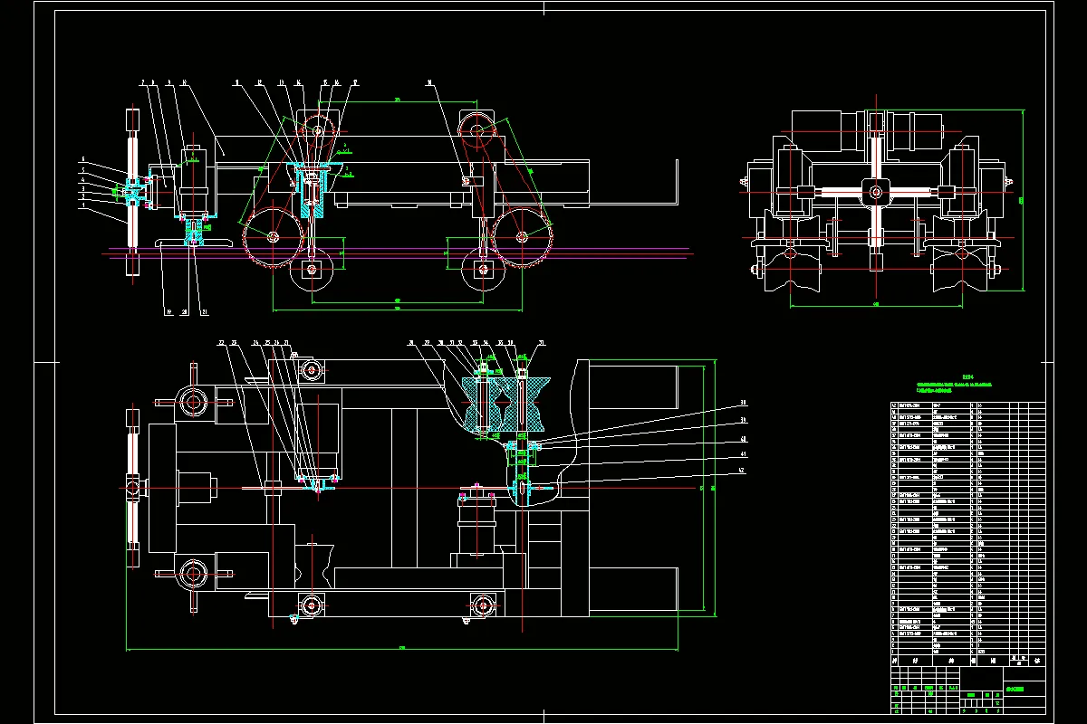 JJ8966-高压输电导线除冰机越障机构设计
