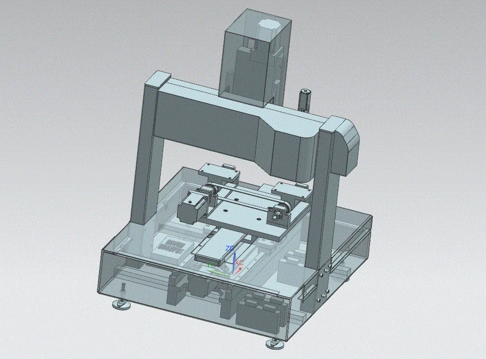 P997-四轴双阀点胶机结构设计【含UG三维图】