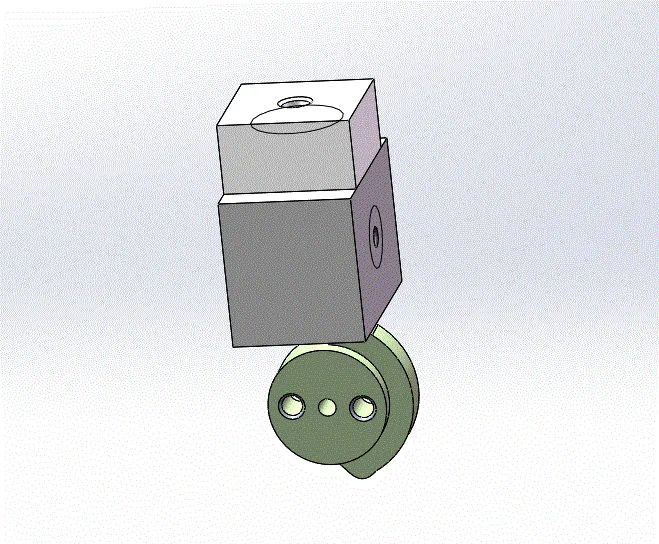 JJ8984-冲床自动吹料装置设计【含SW三维图】