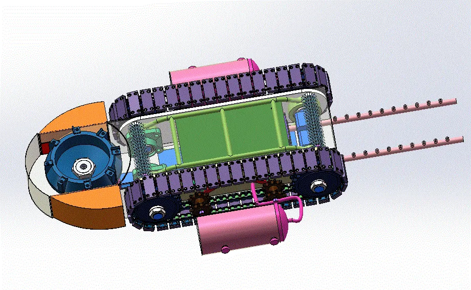 JJ9046-平衡式风电柱表面自动喷漆机器人设计【含SW三维图】