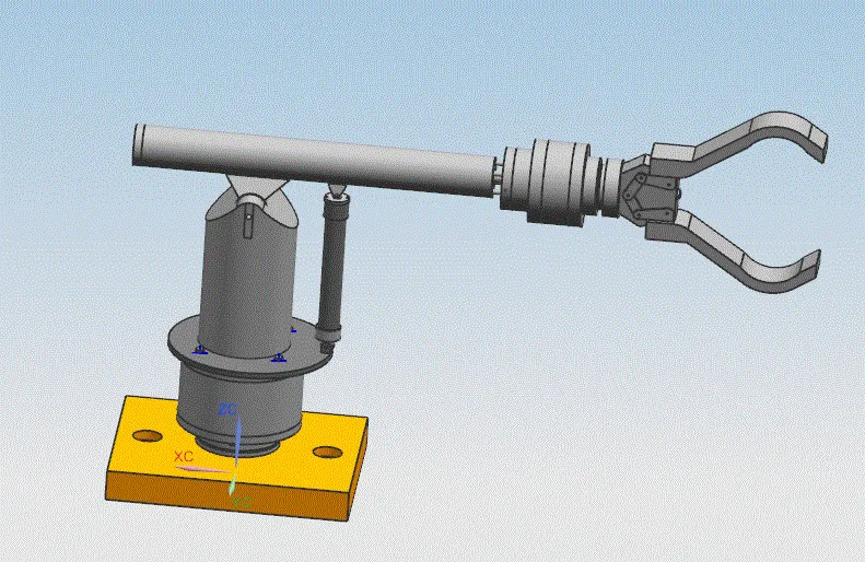 JJ9053-齿轮轴自动线上下料机械手设计【含UG三维图】