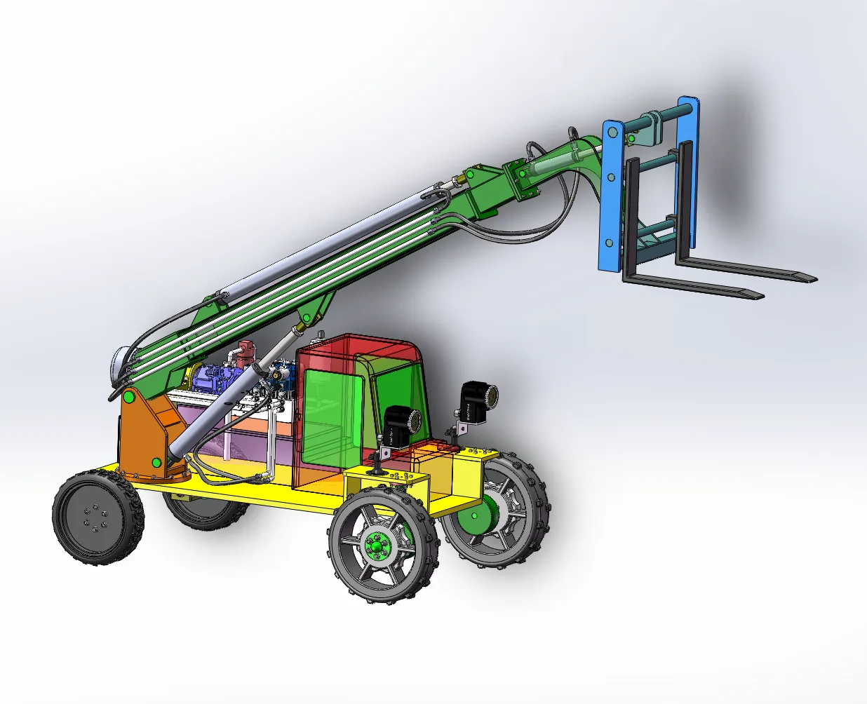 JJ9300-叉装机结构及其液压系统设计【含SW三维图】