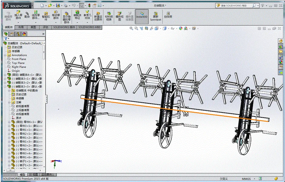 JJ9529-滴灌带回收机的设计【含SW三维图】