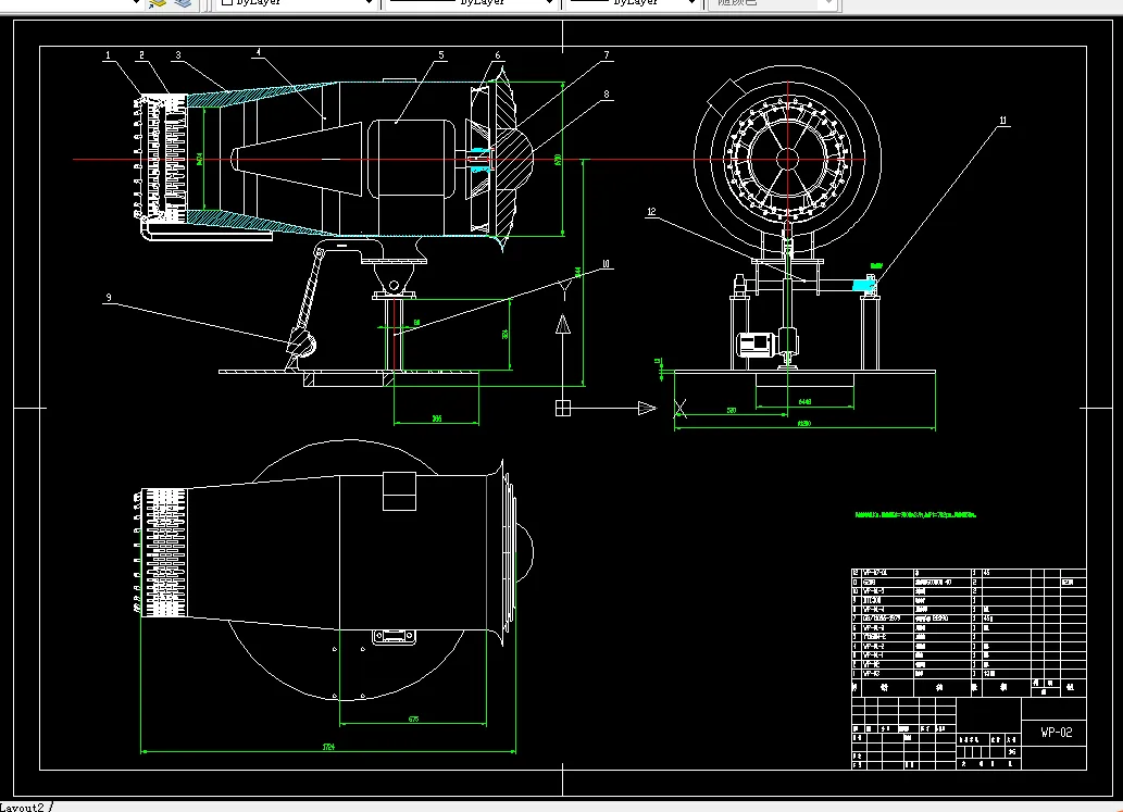 A1-雾炮主体构件装配
