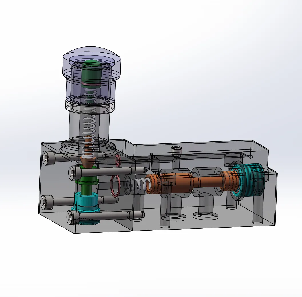 Q693-Y型先导式溢流阀设计【含SW三维图】